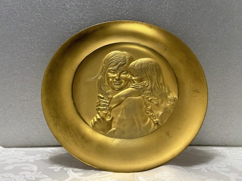 Hamilton Mint Devotion 24kt 1975 EGP On Pewter Plate # 187 - Picture 3 of 15