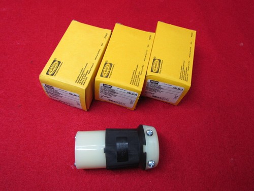 HUBBEL HBL2613 INSULGRIP TWIST-LOCK CONNECTOR 30A 125V 2POLE 3WIRE GRND. - Picture 4 of 4
