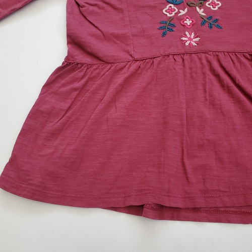Fat Face Top Pink Embroidered Floral Girls Kids Age 12-13 Great Condition - Picture 6 of 19
