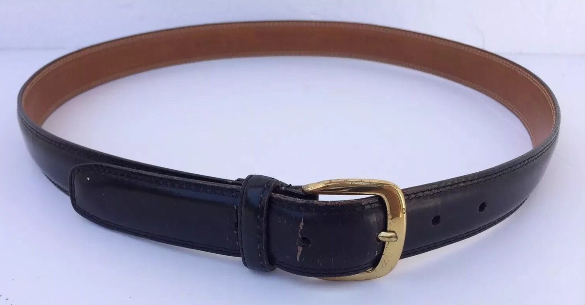 Liberty Of London Burnished Cowhide Black Leather Gold  display picture 2