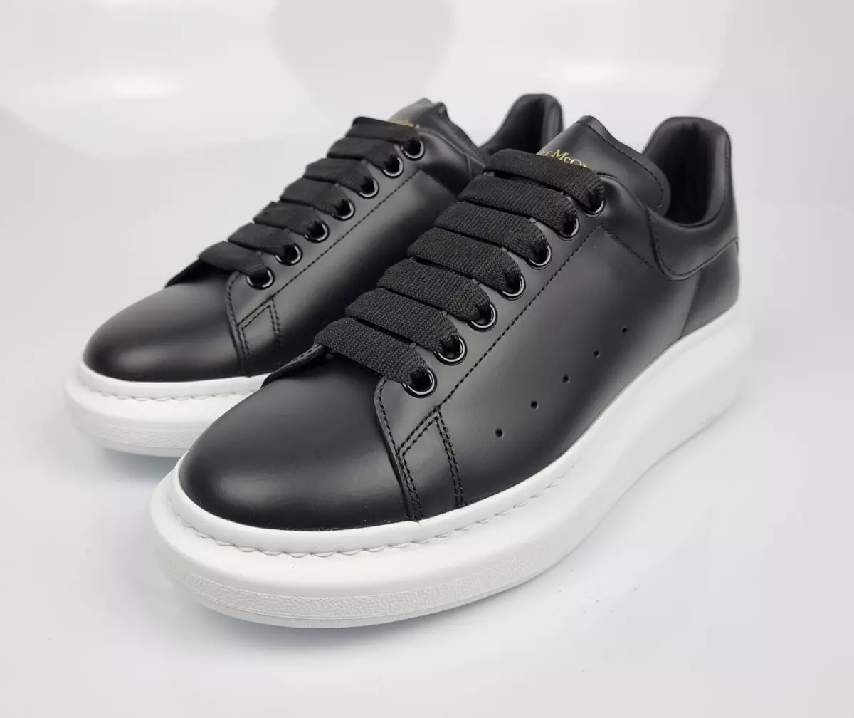 Alexander McQueen Oversized White And Black Sneakers New