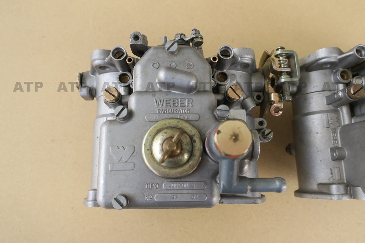 Original Italian Weber 40 DCOM Carburetor - Matched Set - Alpha