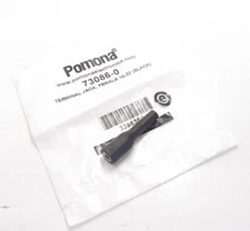 POMONA 73086-0 Terminal Jack Female (10-32) - Black - Banana Jack - PPD Shipping
