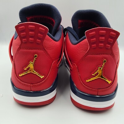 Air Jordan 4 FIBA 2019 Size 10 M Used Rare Retro Authentic Red