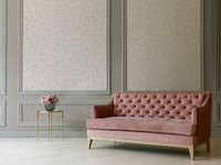 Vliestapete Weiß GrüN Rosa Blau Floral Ranken Blumen BläTter 39071-2 (3,92€/1Qm)
