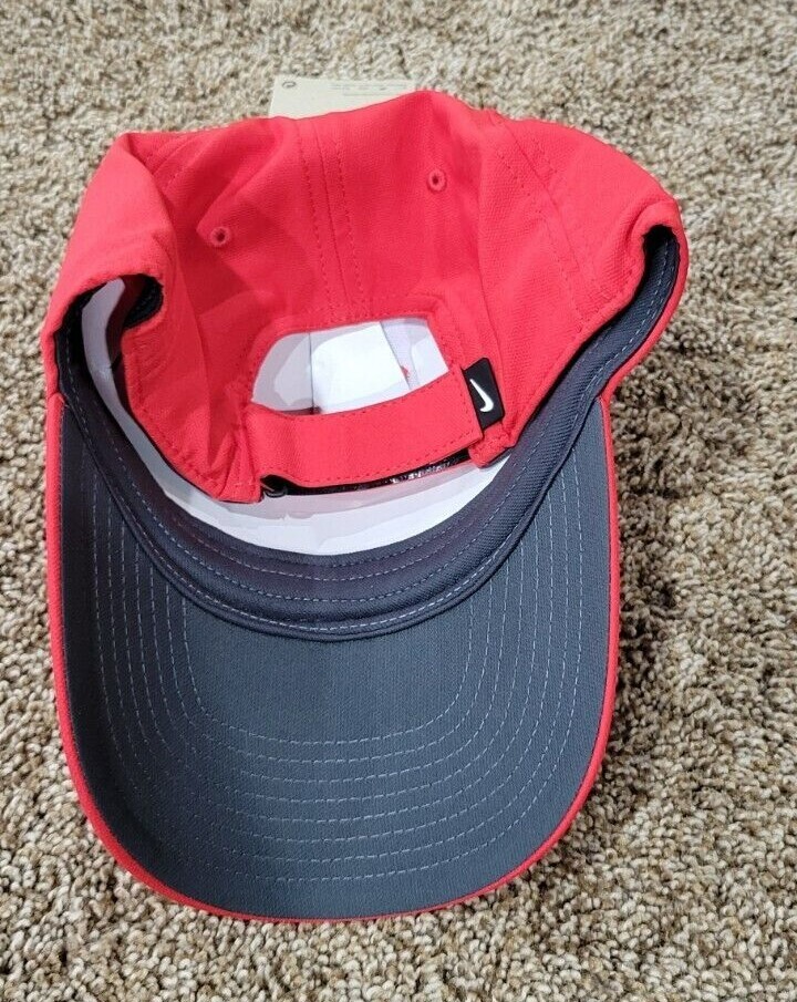 Nike Swoosh Legacy 91 Cap Red, Adjustable Structured Golf, Dri-fit Baseball Hat