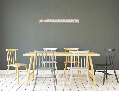 Crystal Chandelier Light Fixture Foyer Kitchen Island Dining Room Lighting 31" - Picture 3 of 10