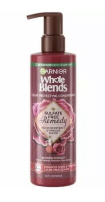 Garnier Whole Blends Color Protecting Conditioner with Red Rose Extract 12 fl oz