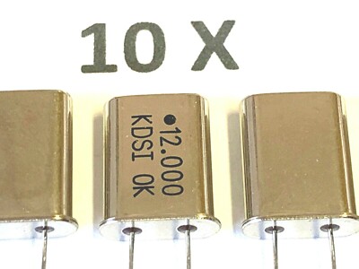 12 MHz, Quarz, HC49/U, bedrahtet, KDS Daishinku Corp., auf Gurt, 10 Stück