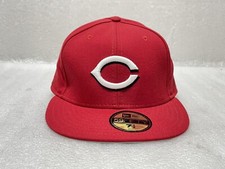 NOS Vintage 90's NEW ERA 59Fifty MLB Cincinnati Reds Cap Hat Size 7 1/2
