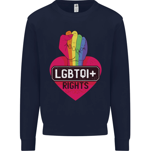 LGBTQI + Rights Gay Pride Awareness LGBT Kids Sweatshirt Sweater - Picture 23 of 97