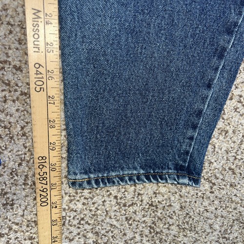 Vintage 90s Levi’s 9922 Women 24 W 40x31 Jeans Pants Tapered Fit Orange Tab - Picture 8 of 14