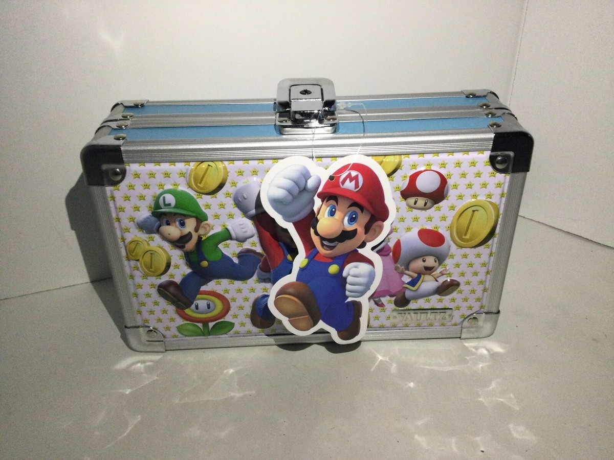 Super Mario Lockable Metal Case NWT
