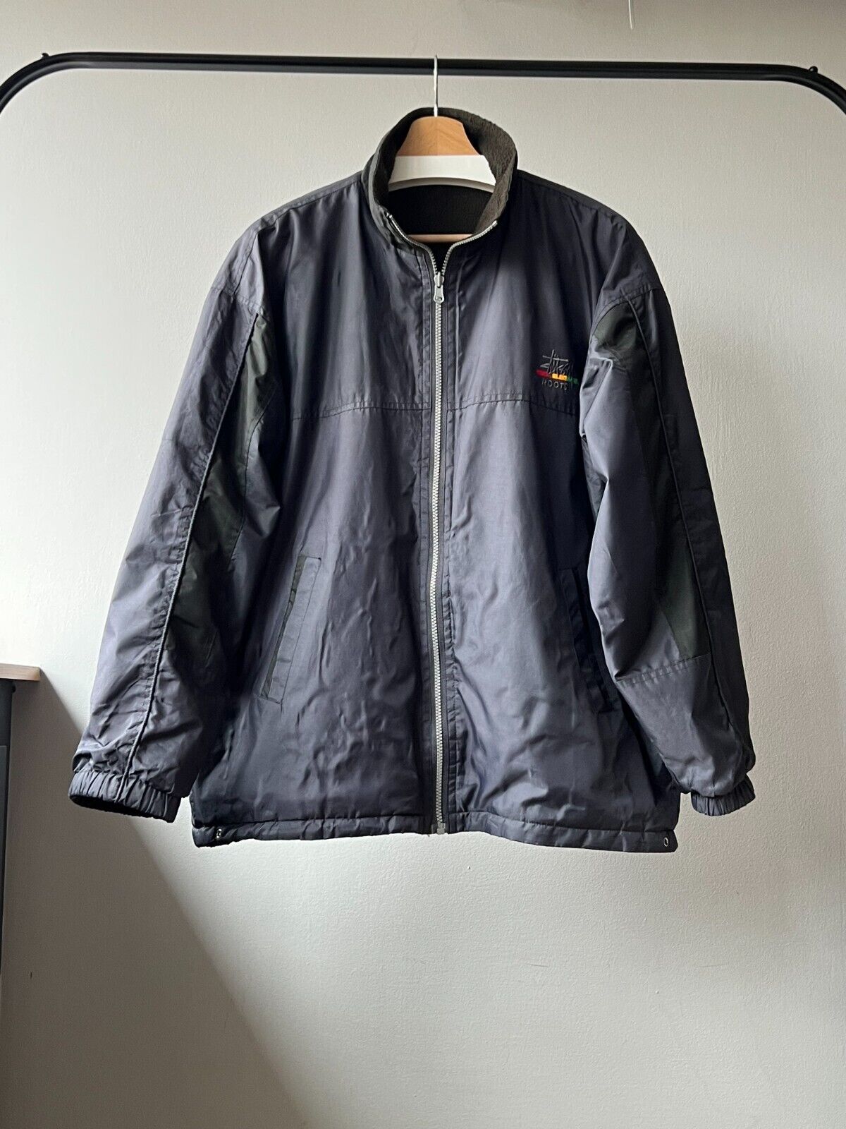 vintage STUSSY reverseble jacket e