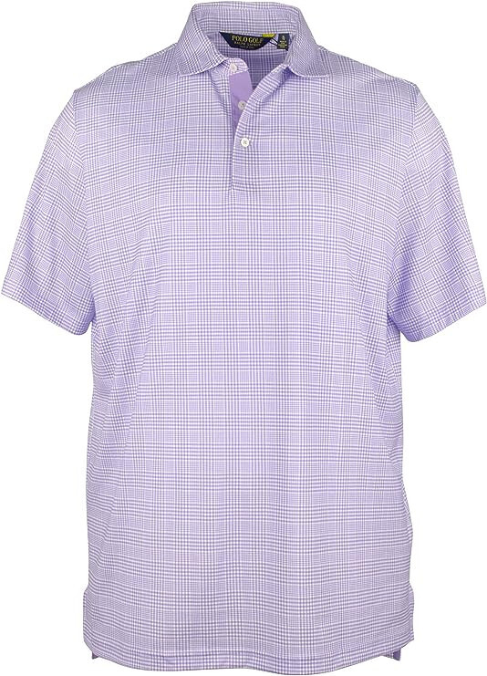 Оригинальное платье-поло Ralph Lauren с воротником поло лавандового цвета в клетку Размер XL 11990₽