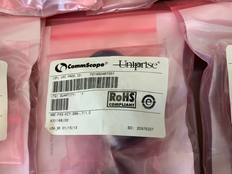 (5) CommScope WBE-FXS-KIT-GRG-.7/1.0 Fiber Cable Grommet for Wall Mount Entrance - Image 2 of 3