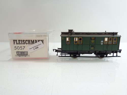 Fleischmann H0 5057 AC Postwagen/Gepäckwagen in OVP C698 | Zustand: Gebraucht