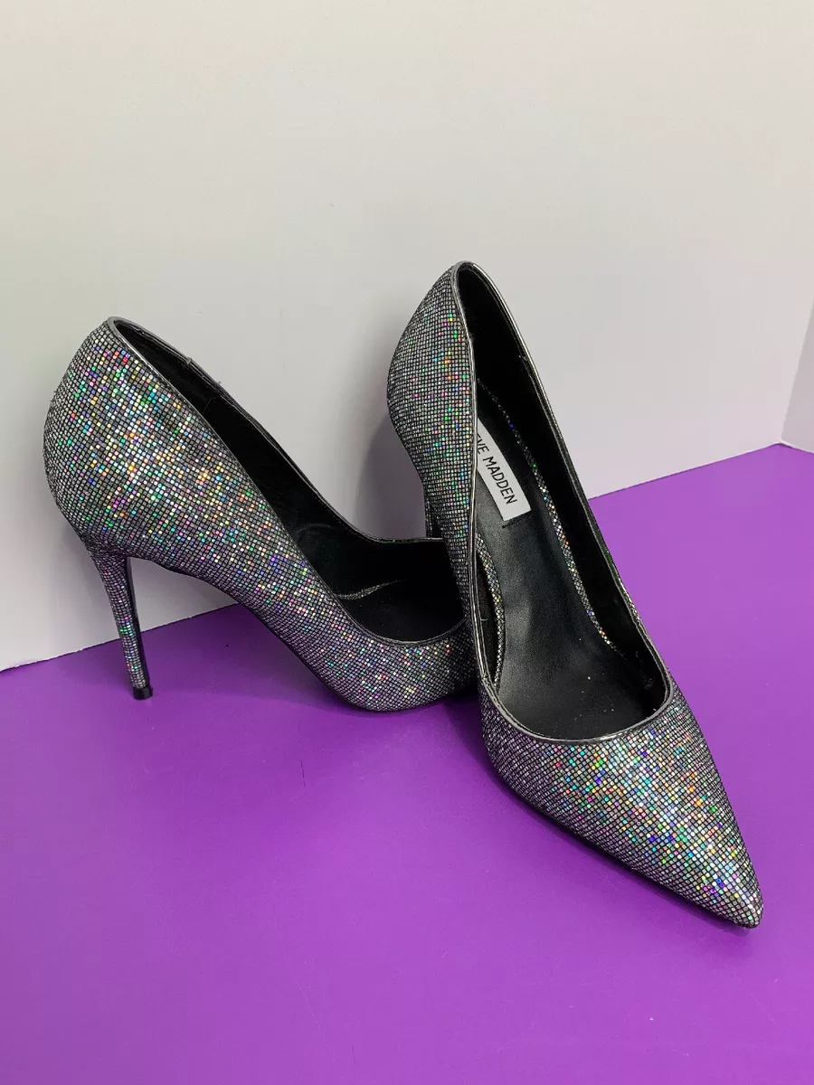 Steve madden store holographic shoes