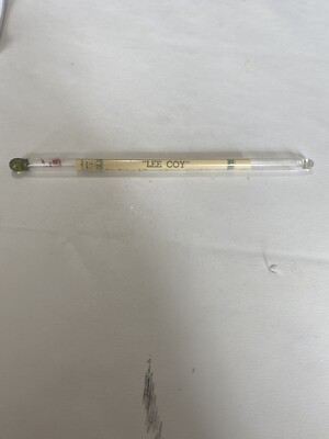 Vintage Glass Swizzle Stick  Lee Coy  Advertising