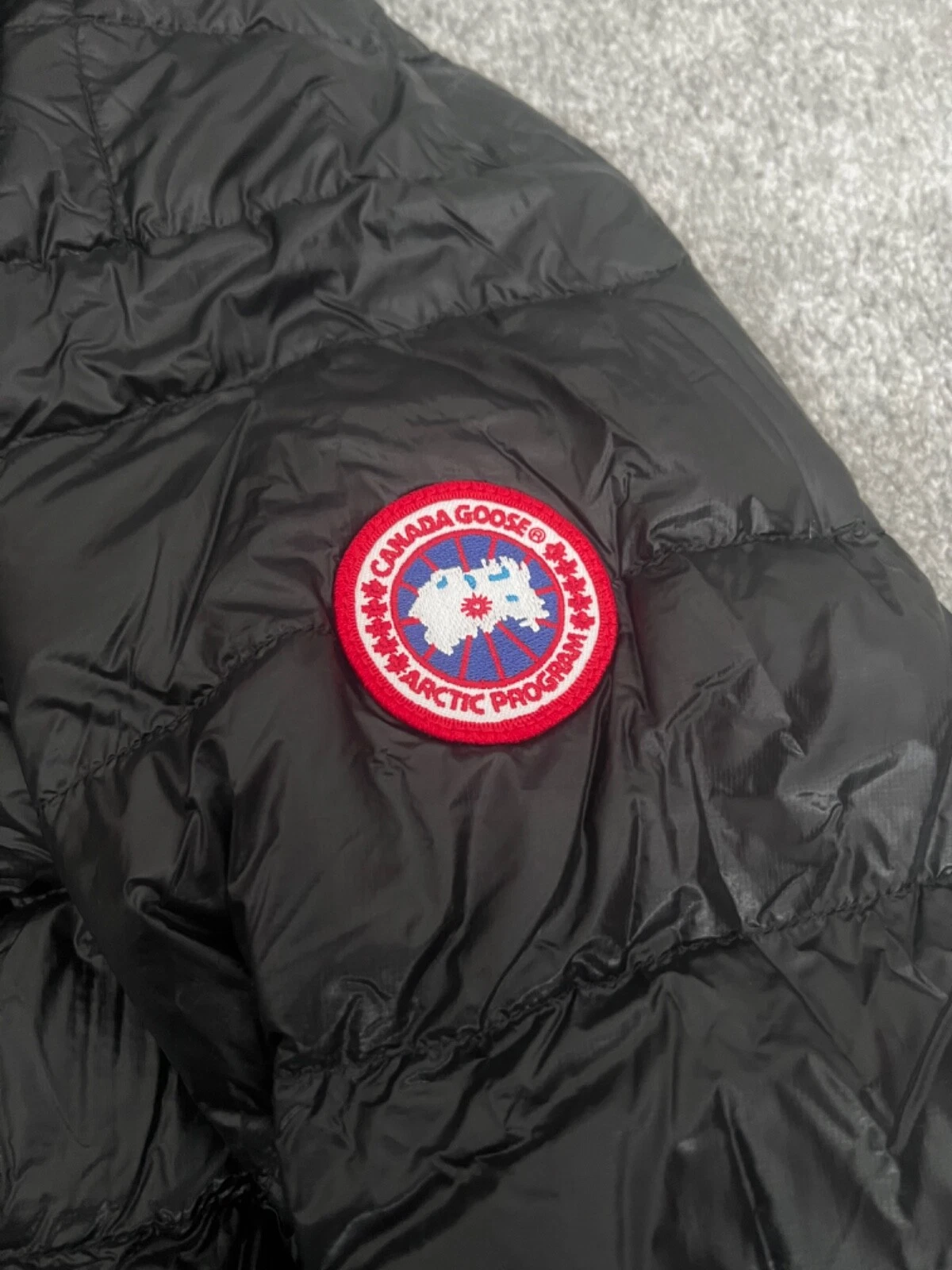 Canada Goose Hybridge Lite Tech Felpa con Cappuccio Nera Taglia Large NUOVA