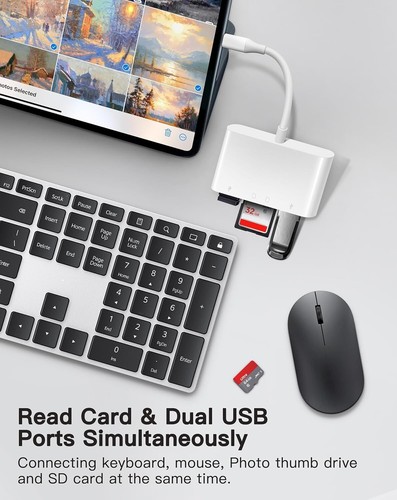 Multi-Functional USB C SD Card Reader for Seamless Connectivity Across Devices - 第 7/10 張圖片