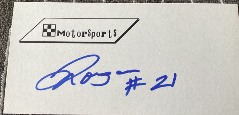 MORGAN SHEPHERD Personally Autographed Signed NASCAR Card RACING FreeShip