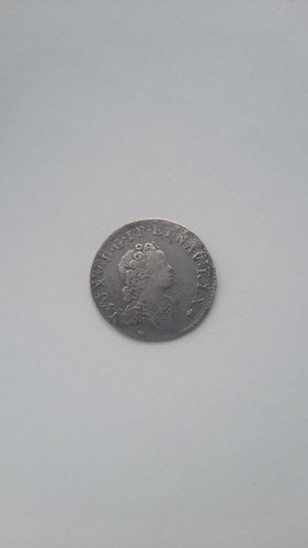 Louis XV 1/10 écu Vertugadin 1716 Paris argent - Photo 2/2