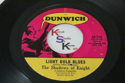 SHADOWS OF KNIGHT 45 Oh Yeah / Light Bulb Blues DUNWICH 122 Chicago Garage Yea - Picture 2 of 5