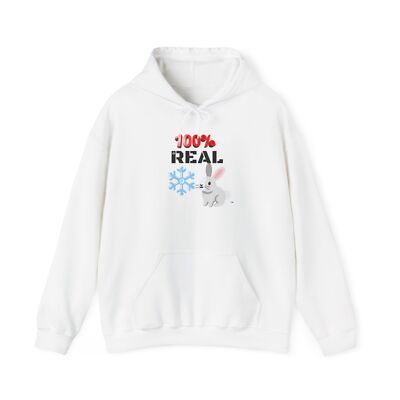 100% Real Snow Bunny Emoji Hoodie, Unique Design, Represent Who You Are