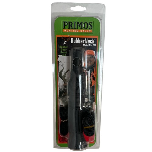 Primos Gummi Hals Hirsch Grunzruf Modell Nr. 737 Jagdausrüstung Neu - Bild 3 von 3