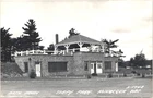 TORPY PARK BATH HOUSE minocqua wi c1940 postcard wisconsin real photo rppc