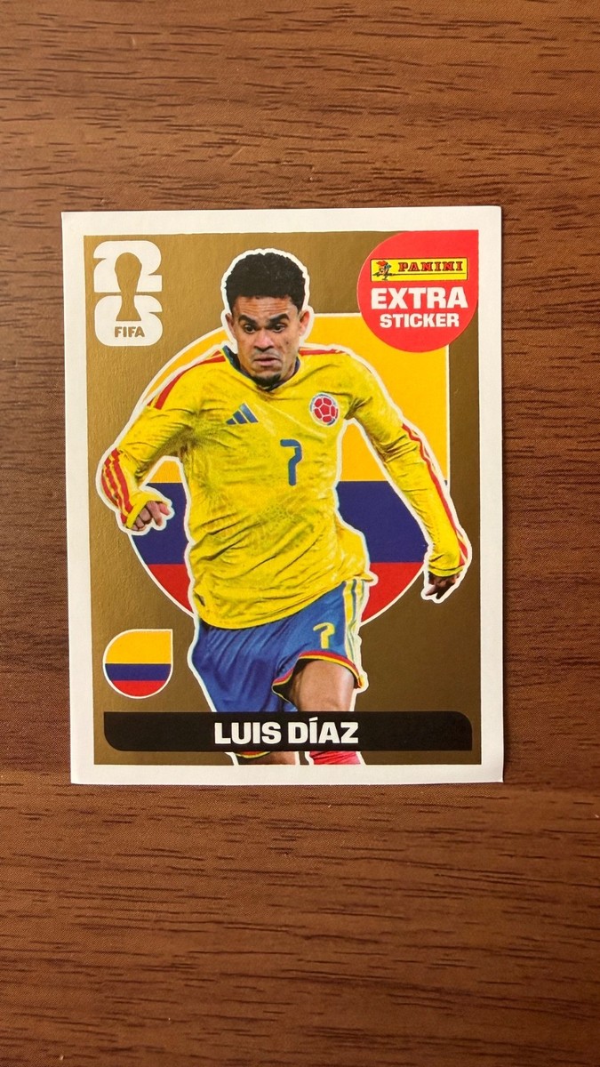 ゴールドタイガー　ネービーシールズタイプ Panini 2026 World Cup World Cup America Sticker No. Luis Diaz Gold