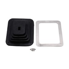 Universal Chrome Plated Rubber Shifter Boot Kit 5 58 X 6 34 Auto Car Boot