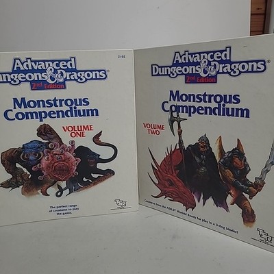 Dungeons & Dragons Monstrous Compendium 1 2 3 4 Ravenloft Dark Sun Monster More