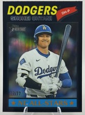 Shohei Ohtani | 2026 Topps Heritage | NUMBER MATCH #17/77 | Los Angeles Dodgers