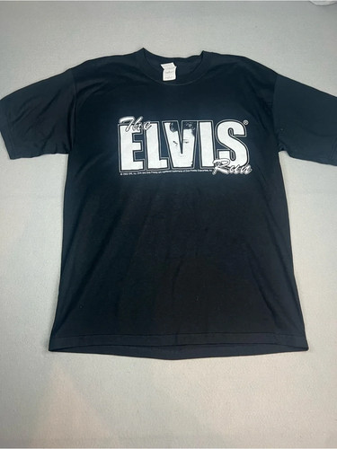 Y2K Elvis Presley tee size large