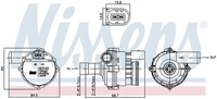 Nissens 832169 Zusatzwasserpumpe Rechts FüR Opel Renault