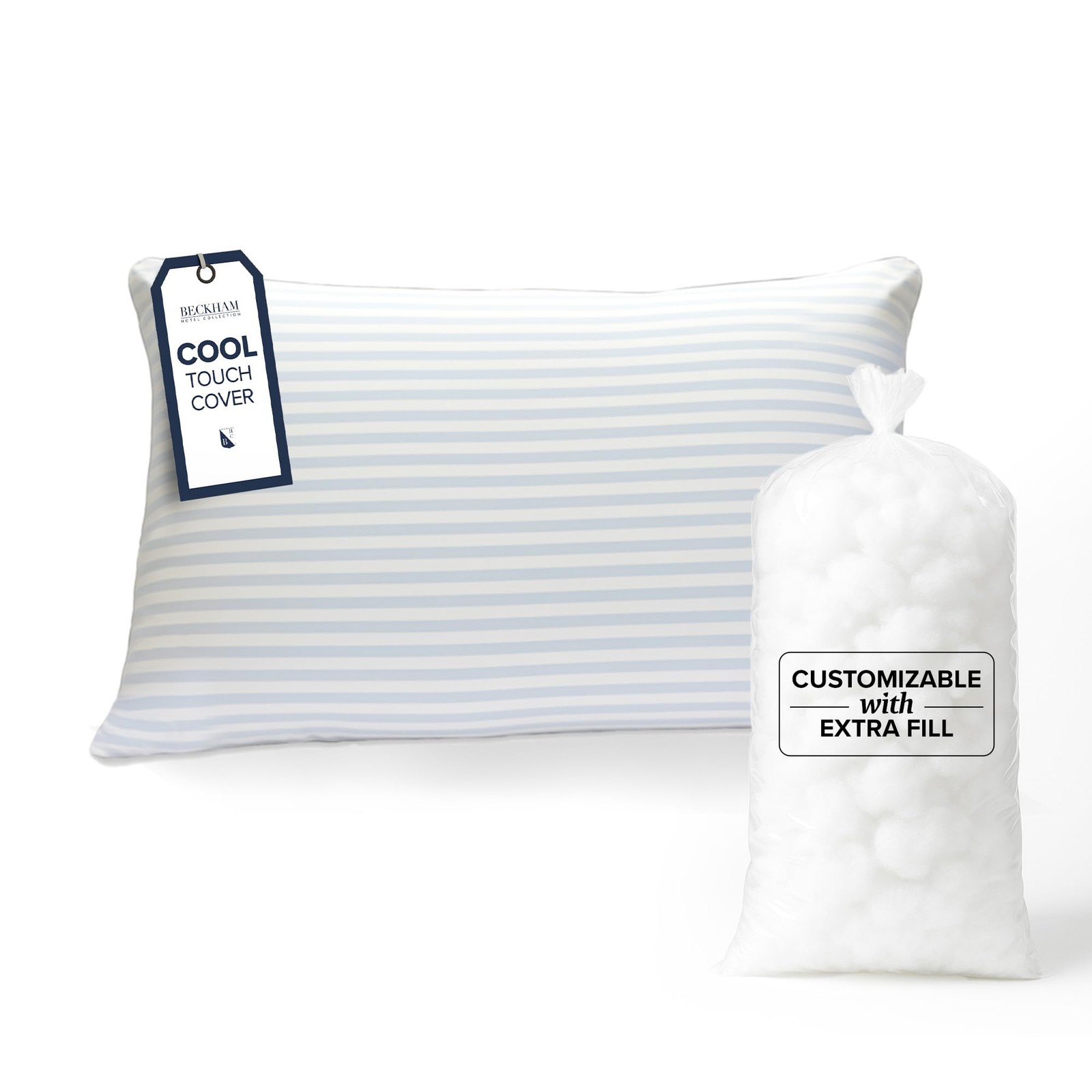Cooling Queen Pillow Qmax Adjustable Down Alternative Beckha
