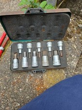 Vintage Stahlwille No. 54 INHEX Hexagon Socket Set 1/2" Drive German Tool Set