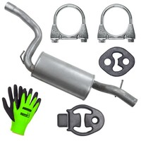 Auspuff Mitteltopf MittelschaldäMpfer FüR Ford Focus C-Max MK1 2.0 Tdci 03-07