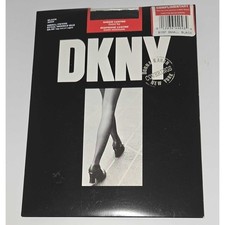 Vintage DKNY "Sheer Lustre" Control Top Tights, Black, Size Small/Petite