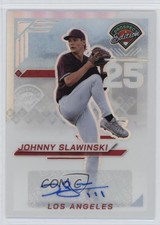 2025 Panini Prospect Edition Silver Prizm Signatures Johnny Slawinski Auto 1h6j