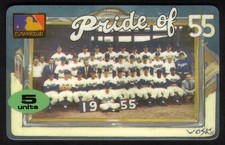 'Pride Of 16.8m Foto Der 1955 Brooklyn Dodgers Baseball Team Handy Karte