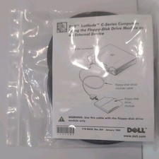 New DELL Latitude Laptop External Floppy Disk Drive Parallel Cable 96630 Jan 99