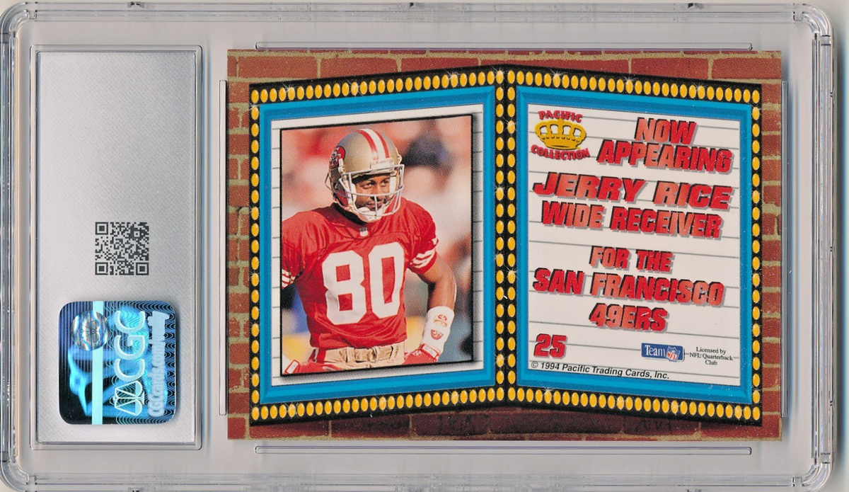 1994 Pacific Marquee Prisms #25 Jerry Rice CGC 9 | eBay