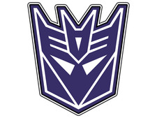 Transformers Decepticons Logo 1 Sticker Waterproof Vinyl Decal Die-Cut Laptop