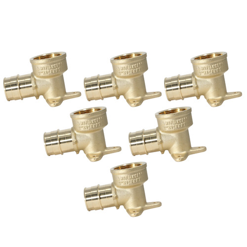 5 Pack XFITTING 1" Pex A x 1" Female NPT Drop Ear Elbow, F1960 Expansion