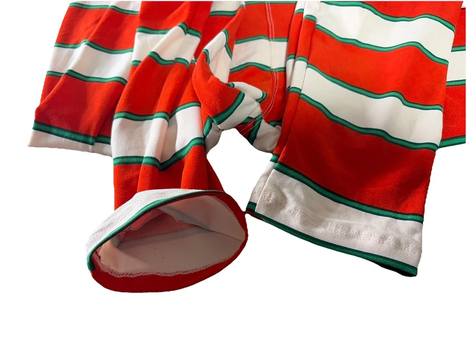 Nuevo LuLaRoe Holiday Candycane Rayas Rojo Blanco y Verde Leggings Talla OS (2-10) Foto 4 de 4