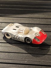 1970 Tyco Pro Rare HO Slot Car LONG NOSE PORSCHE 908 2 White RED