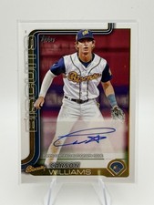 2025 Topps Pro Debut Autograph Auto PD-127 Carson Williams, Montgomery Biscuits